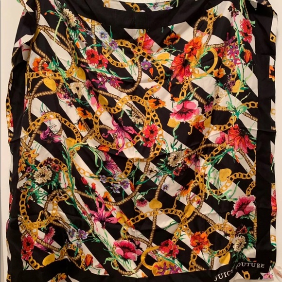 Juicy couture silk scarf - Picture 3 of 16